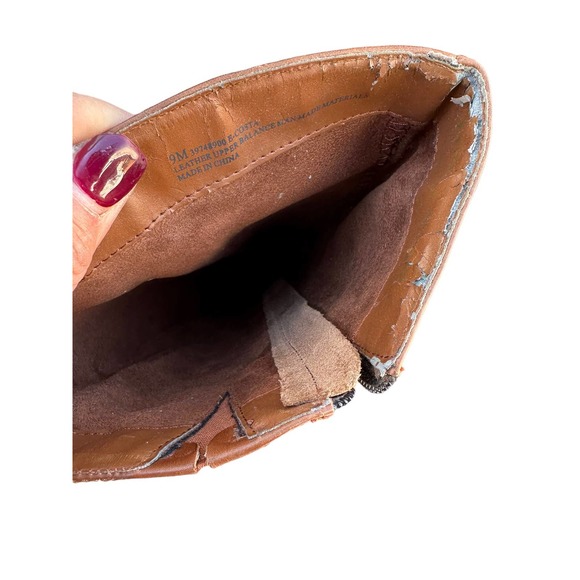 Etienne Aigner Women's Leather Tall Riding Boots Size 9 - Picture 4 of 7